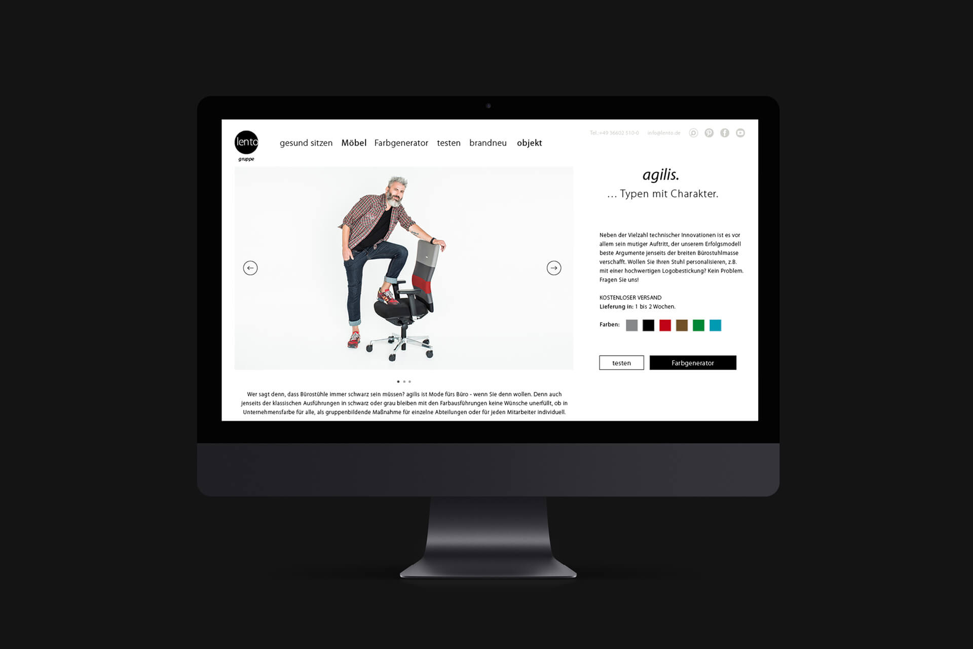 lento agilis - Branding and Web Concept